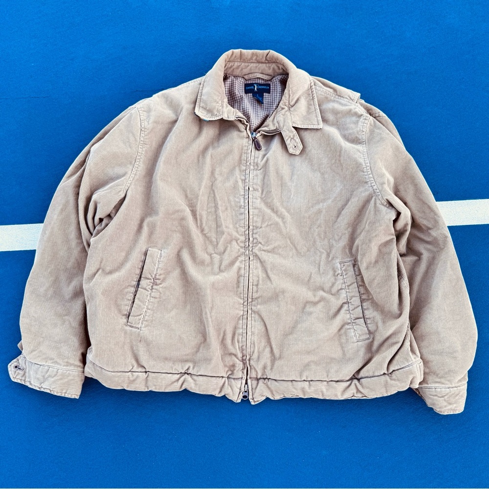 Corduroy Daniel Cremieux Full Zip Preppy Harrington Bomber Jacket Men’s Size L